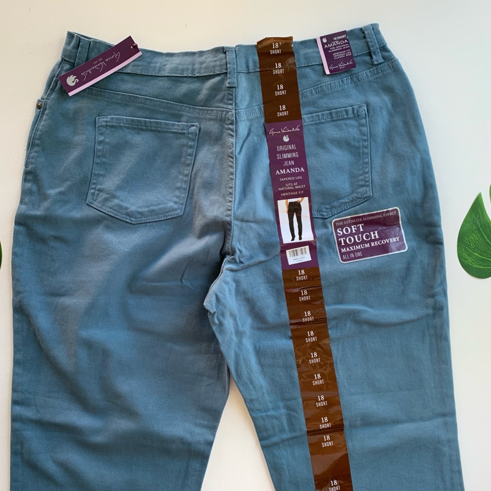 Gloria Vanderbilt Original Slimming Jeans Size 18 - Picture 8 of 10